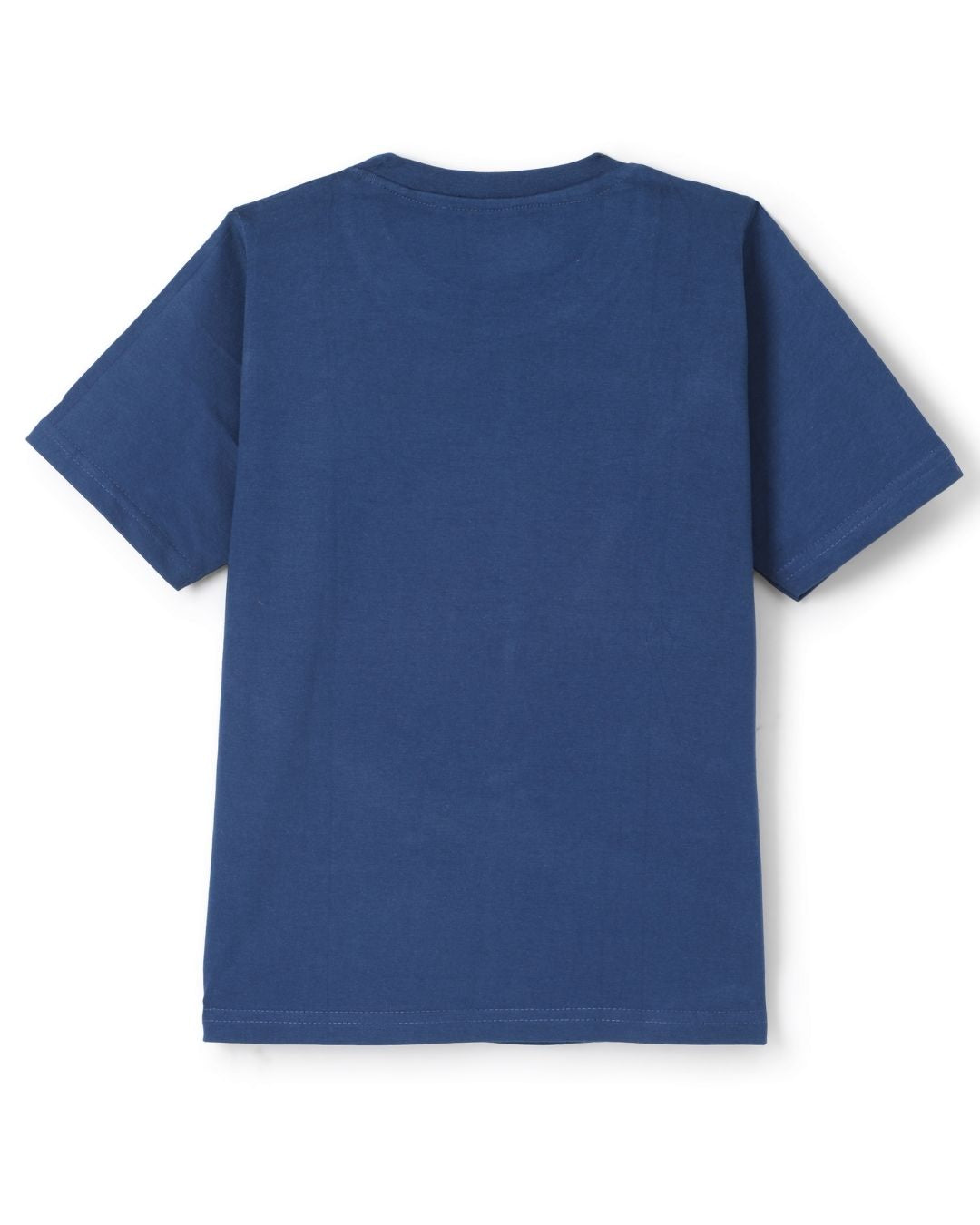 Graphic Printed Premium Cotton Half Sleeves Blue T-Shirt for Boys