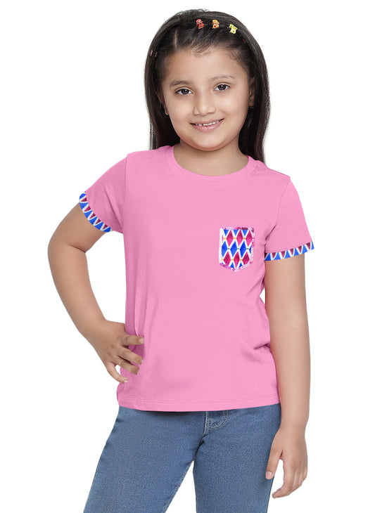 Pink Sequin Girls T-shirt