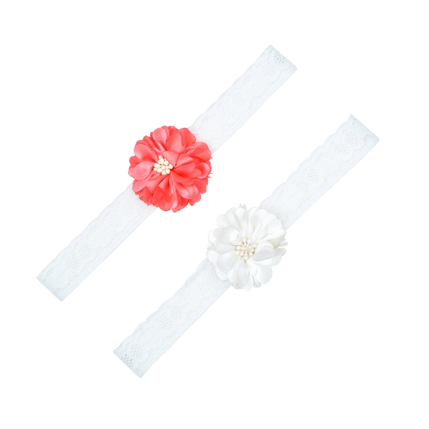 Multicolor Pretty Petals Girls Headbands (Pack of 2)